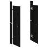 Elegant Black Outdoor Kitchen Doors - Solid Pine Wood 50x9x82 cm