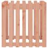 Garden Planter with Fence Design | Solid Douglas Wood 70x70cm