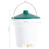 Poultry Drinker with Nipples 12 L - Clean Water for Chickens