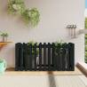 Garden Raised Bed with Fence Design - Solid Pine Wood