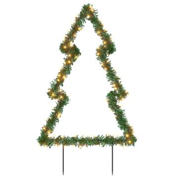 Christmas Light Decoration Tree - 115 LEDs with Ground Spikes