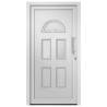 Elegant White Front Door 88x208 cm - Secure & Stylish Entry