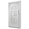 Elegant White Front Door 88x208 cm - Secure & Stylish Entry