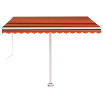 Freestanding Manual Retractable Awning 300x250 cm | Hipo Market