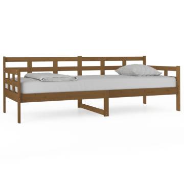 Day Bed Honey Brown Solid Wood Pine 80x200 cm - Comfortable & Stylish