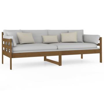 Day Bed Honey Brown Solid Wood Pine 80x200 cm - Comfortable & Stylish