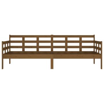 Day Bed Honey Brown Solid Wood Pine 80x200 cm - Comfortable & Stylish