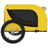 Pet Bike Trailer - Yellow & Black Oxford Fabric | HipoMarket