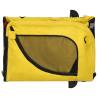 Pet Bike Trailer - Yellow & Black Oxford Fabric | HipoMarket