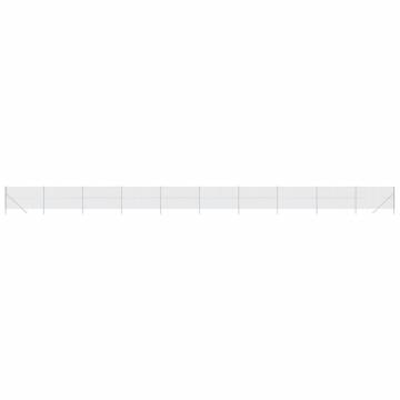 Chain Link Fence Silver 1.6x25m - Durable & Secure Barrier