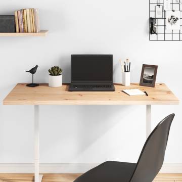 Solid Wood Pine Desk Top 100x60 cm - Durable & Versatile