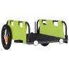 Bike Trailer - Green Oxford Fabric & Iron for All Transport Needs