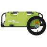 Bike Trailer - Green Oxford Fabric & Iron for All Transport Needs