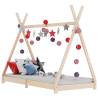 Kids Bed Frame - Solid Pine Wood 70x140 cm | HipoMarket