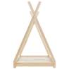 Kids Bed Frame - Solid Pine Wood 70x140 cm | HipoMarket