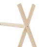 Kids Bed Frame - Solid Pine Wood 70x140 cm | HipoMarket