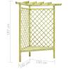 Corner Pergola with Seat - Impregnated Pinewood Garden Decor