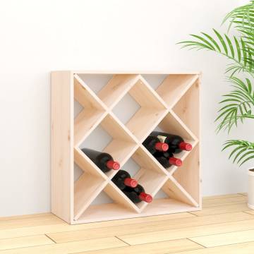 Wine Cabinet 62x25x62 cm Solid Wood Pine - Stylish Storage