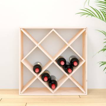 Wine Cabinet 62x25x62 cm Solid Wood Pine - Stylish Storage