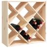 Wine Cabinet 62x25x62 cm Solid Wood Pine - Stylish Storage