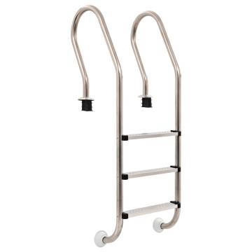 Durable 3-Step Pool Ladder - Stainless Steel 304 (120 cm)