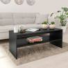 Coffee Table Black 100x40x40 cm Engineered Wood Colour black Quantity in Package 1 