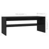 Elegant Black Coffee Table | 100x40 cm | Hipomarket