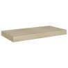 Stylish Floating Wall Shelves - 4 pcs Oak | HipoMarket