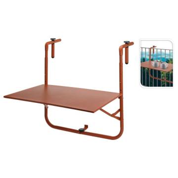 ProGarden Balcony Table Matte Terracotta - Stylish & Durable