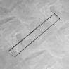 Linear Shower Drain 830x140 mm Stainless Steel Size 83 x 14 cm Model tile insert 