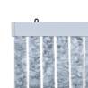 Insect Curtain White & Grey 90x220 cm Chenille - Hipomarket