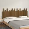 Wall Headboard Honey Brown 204x3x80 cm Solid Wood Pine Colour honey brown Size 204 x 80 cm Quantity in Package 1 