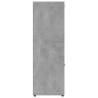 Stylish Concrete Grey Book Cabinet - 90x30x90 cm