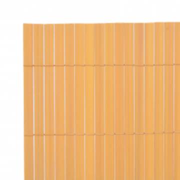 Double-Sided Garden Fence 110x300 cm Yellow | Hipo Market