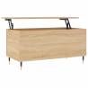 Elegant Sonoma Oak Coffee Table - 90x44.5 cm | HipoMarket