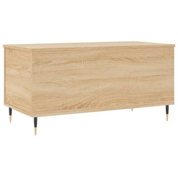 Elegant Sonoma Oak Coffee Table - 90x44.5 cm | HipoMarket