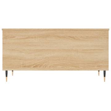 Elegant Sonoma Oak Coffee Table - 90x44.5 cm | HipoMarket