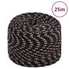 Boat Rope Black 8 mm 25 m Polypropylene Colour black and red Quantity in Package 1 Length 25 m Diameter 8 mm 