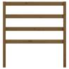 Stylish Honey Brown Bed Headboard - Solid Pine | Hipomarket