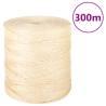 Rope 100% Sisal 2 mm 300 m Size 2 mm x 300 m Quantity in Package 1 