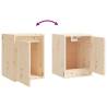 Wall Cabinet 30x30x40 cm Solid Wood Pine - Durable & Stylish