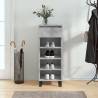 Shoe Cabinet Concrete Grey 40x36x105 cm Engineered Wood Colour concrete grey Quantity in Package 1 Number of Number of shelves 