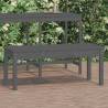 Garden Bench Grey 109x44x45 cm Solid Wood Pine Colour grey pine Size 109 x 44 x 45 cm Quantity in Package 1 Number of 