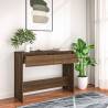 Console Table Brown Oak 100x35x76.5 cm Engineered Wood Colour brown oak Quantity in Package 1 