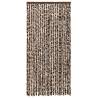 Insect Curtain Brown & White - 100x220 cm Chenille | HipoMarket