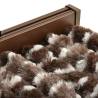 Insect Curtain Brown & White - 100x220 cm Chenille | HipoMarket