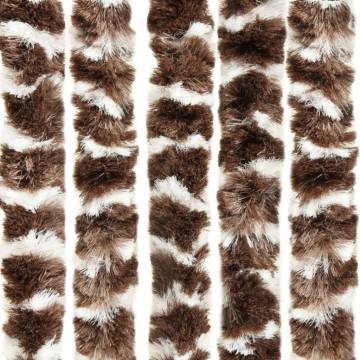 Insect Curtain Brown & White - 100x220 cm Chenille | HipoMarket