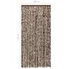 Insect Curtain Brown & White - 100x220 cm Chenille | HipoMarket