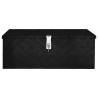 Durable Black Aluminium Storage Box 80x39x30 cm - HipoMarket