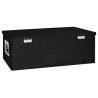 Durable Black Aluminium Storage Box 80x39x30 cm - HipoMarket